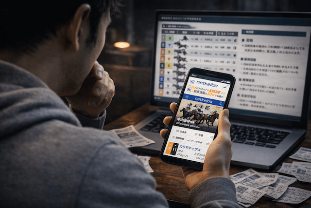 情報収集型:競馬予想サイトを“印・見解”だけ使う